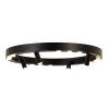 CIRCUS 1 ΦΩΤΙΣΤΙΚΟ ΟΡΟΦΗΣ LED ΑΛΟΥΜΙΝΙΟ ΜΑΥΡΟ D65xΗ6,5CM