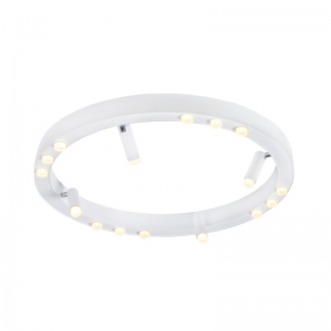 CIRCUS 1 ΦΩΤΙΣΤΙΚΟ ΟΡΟΦΗΣ LED ΑΛΟΥΜΙΝΙΟ ΛΕΥΚΟ D65xΗ6,5CM