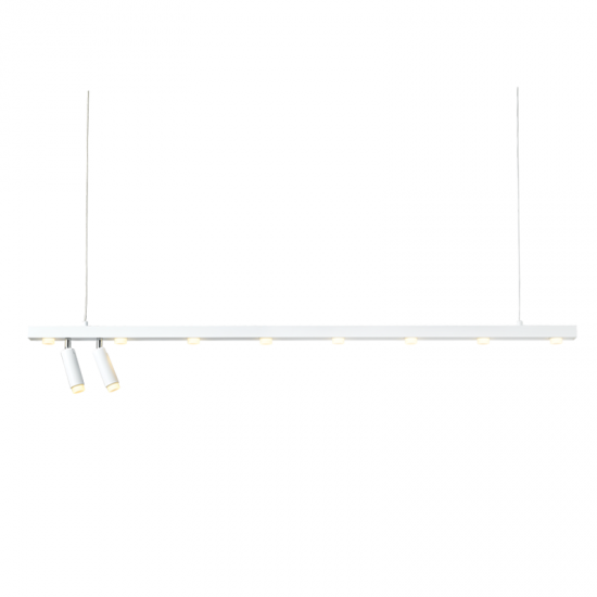 LINE C ΚΡΕΜΑΣΤΟ ΦΩΤΙΣΤΙΚΟ ΡΑΓΑ LED ΑΛΟΥΜΙΝΙΟ ΛΕΥΚΟ 120x4xH139CM