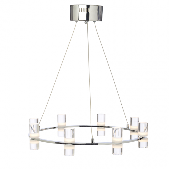 CILIA ΚΡΕΜΑΣΤΟ ΦΩΤΙΣΤΙΚΟ LED ΑΛΟΥΜΙΝΙΟ ΑΣΗΜΙ D52xH131.5M