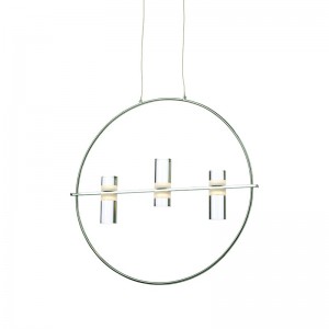 CILIA ΚΡΕΜΑΣΤΟ ΦΩΤΙΣΤΙΚΟ LED ΑΛΟΥΜΙΝΙΟ ΑΣΗΜΙ D53xH173CM