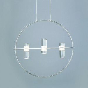 CILIA ΚΡΕΜΑΣΤΟ ΦΩΤΙΣΤΙΚΟ LED ΑΛΟΥΜΙΝΙΟ ΑΣΗΜΙ D53xH173CM