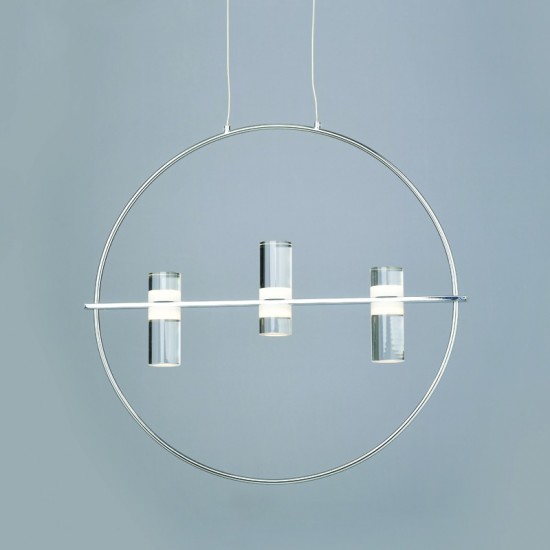 CILIA ΚΡΕΜΑΣΤΟ ΦΩΤΙΣΤΙΚΟ LED ΑΛΟΥΜΙΝΙΟ ΑΣΗΜΙ D53xH173CM