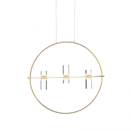 CILIA ΚΡΕΜΑΣΤΟ ΦΩΤΙΣΤΙΚΟ LED ΑΛΟΥΜΙΝΙΟ ΑΣΗΜΙ D53xH173CM