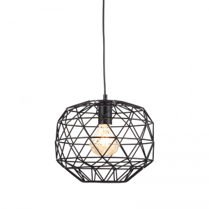 EPIC ΚΡΕΜΑΣΤΟ ΦΩΤΙΣΤΙΚΟ 1ΦΩΤΟ ΜΕΤΑΛΛΟ ΜΑΥΡΟ Φ30xΗ130cm