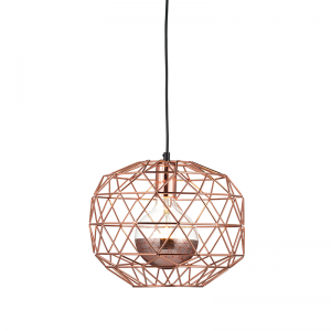 EPIC ΚΡΕΜΑΣΤΟ ΦΩΤΙΣΤΙΚΟ 1ΦΩΤΟ ΜΕΤΑΛΛΟ ΧΑΛΚΙΝΟ Φ30xΗ130cm