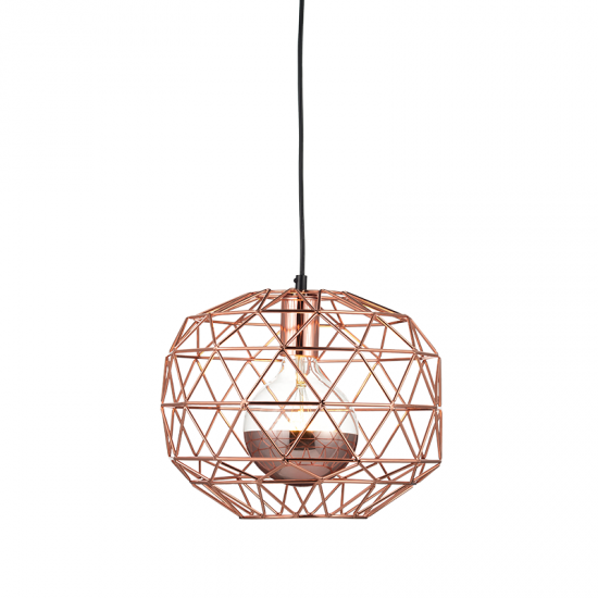 EPIC ΚΡΕΜΑΣΤΟ ΦΩΤΙΣΤΙΚΟ 1ΦΩΤΟ ΜΕΤΑΛΛΟ ΧΑΛΚΙΝΟ Φ30xΗ130cm