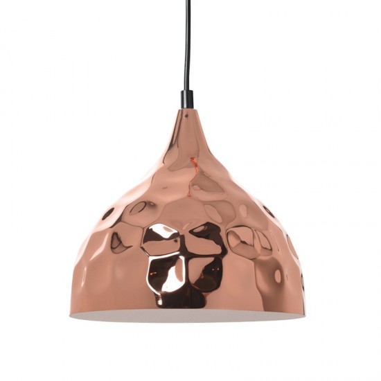 HOVE ΚΡΕΜΑΣΤΟ ΦΩΤΙΣΤΙΚΟ 1ΦΩΤΟ ΜΕΤΑΛΛΟ ΧΑΛΚΙΝΟ ΣΦΥΡΗΛΑΤΟ Φ28xΗ25cm