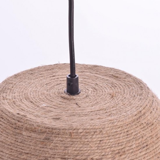 ΚΡΕΜΑΣΤΟ ΦΩΤΙΣΤΙΚΟ 1ΧΕ27 ΣΧΟΙΝΙ Φ33χΗ20cm