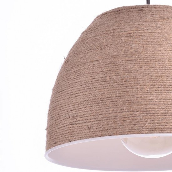 ΚΡΕΜΑΣΤΟ ΦΩΤΙΣΤΙΚΟ 1ΧΕ27 ΣΧΟΙΝΙ Φ33χΗ20cm