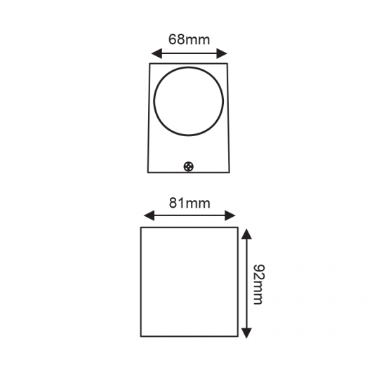 GU10 WALL LUMINAIRE 230V AC MATT WHITE IP54 MAX.35W-ΦΩΤΙΣΤΙΚΑ ΕΞΩΤΕΡΙΚΟΥ ΧΩΡΟΥ-ΦΑΝΑΡΑΚΙΑ-
