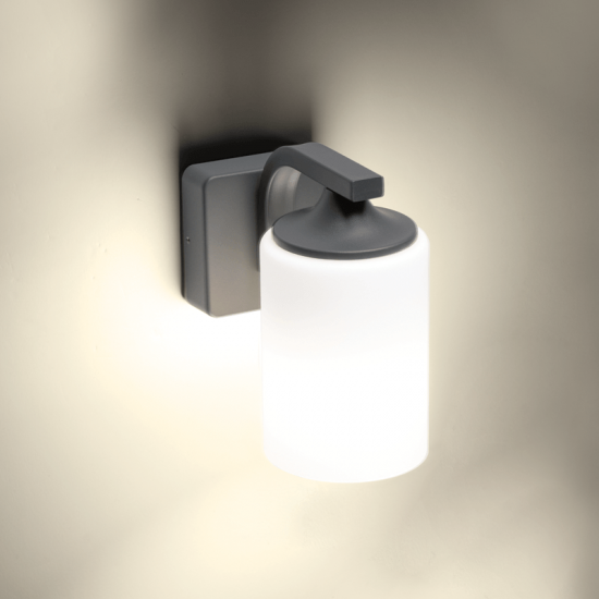 E27 WALL LUMINAIRE 230V AC DARK GREY IP54 MAX.60W-ΦΩΤΙΣΤΙΚΑ ΕΞΩΤΕΡΙΚΟΥ ΧΩΡΟΥ-ΦΑΝΑΡΑΚΙΑ-