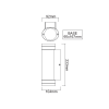 GU10 WALL LUMINAIRE 230V AC DARK GREY IP54 MAX.2X35W-ΦΩΤΙΣΤΙΚΑ ΕΞΩΤΕΡΙΚΟΥ ΧΩΡΟΥ-ΦΑΝΑΡΑΚΙΑ-