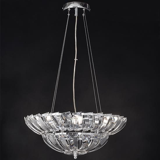 ΚΡΕΜΑΣΤΟ Φ/Σ 4ΧΕ14 ΚΡΥΣΤΑΛΛΟ+ΧΡΩΜΙΟ ΜΕΤΑΛΛΟ Φ45ΧΗ100CM