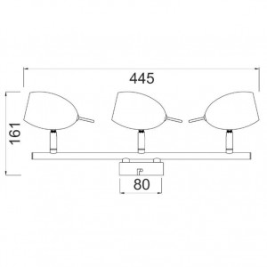 ΣΠΟΤ ΙΙΙ ΧΡΩΜΙΟ 3 Χ GU10