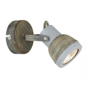 ΕΠΙΤΟΙΧΟ Φ/Σ 1ΧGU10 ΜΕΤΑΛΛΙΚΟ ΑΠΟΧΡΩΣΗ ΣΚΟΥΡΙΑ Φ8ΧΗ16CM