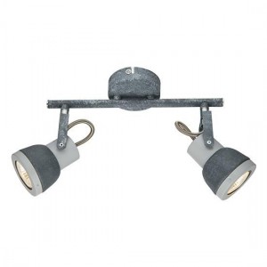 ΕΠΙΤΟΙΧΟ Φ/Σ 2ΧGU10 ΜΕΤΑΛΛΙΚΟ ΑΠΟΧΡΩΣΗ ΤΣΙΜΕΝΤΟΥ 26Χ8Χ18,5CM 