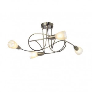 ΣΠΟΤ ΙΙΙΙ ΓΥΑΛΙ ΜΠΡΟΝΖΕ 4Χ40W E14 