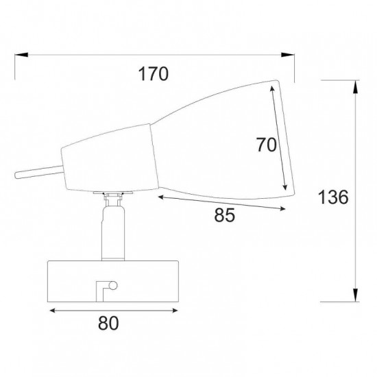 ΣΠΟΤ Ι ΓΥΑΛΙ ΝΙΚΕΛ ΜΑΤ 40W E14
