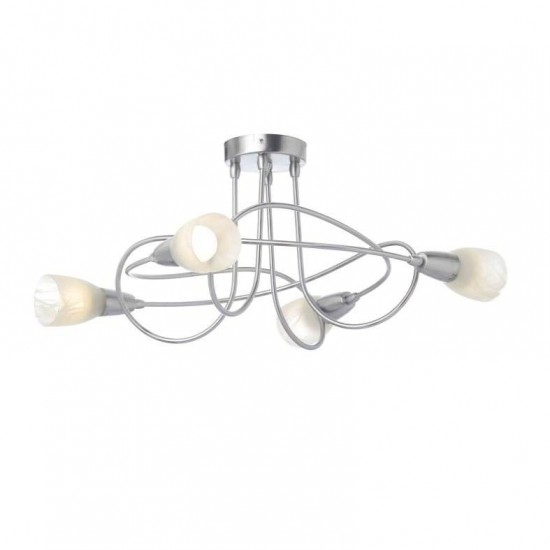 ΣΠΟΤ ΙΙΙΙ ΓΥΑΛΙ ΝΙΚΕΛ ΜΑΤ 4Χ40W E14