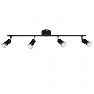 ΣΠΟΤ IIII ΜΑΥΡΟ ΜΑΤ 4 Χ GU10 