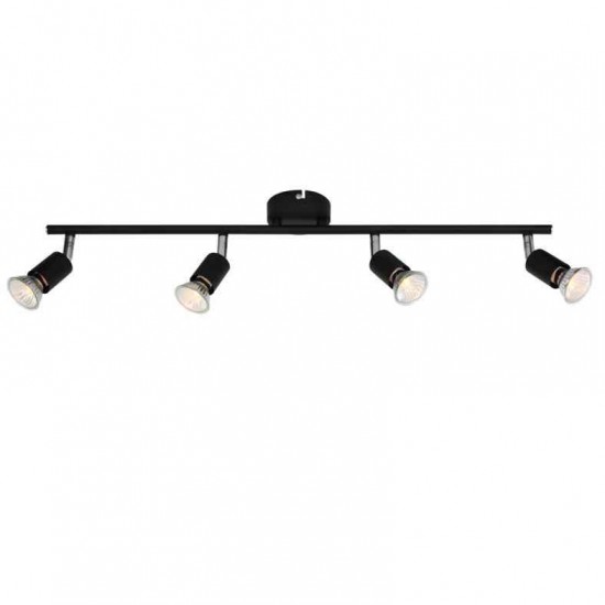 ΣΠΟΤ IIII ΜΑΥΡΟ ΜΑΤ 4 Χ GU10