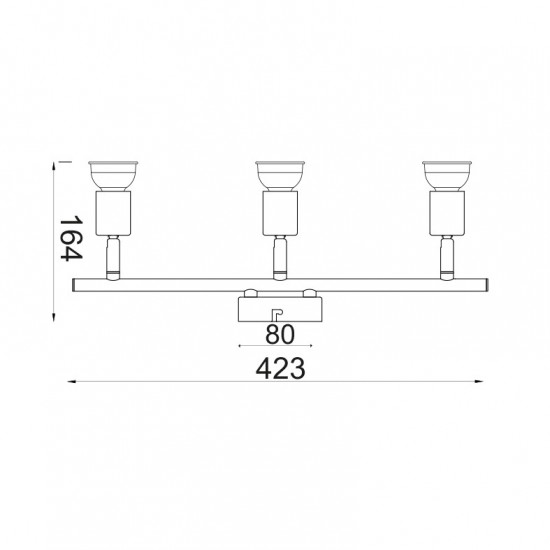 ΣΠΟΤ 3ΧGU10 ΜΕΤΑΛΛΙΚΟ ΟΡΕΙΧΑΛΚΟ ΓΥΑΛΙΣΤΕΡΟ