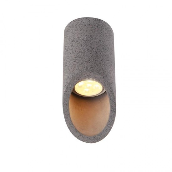 ΕΠΙΤΟΙΧΟ Φ/Σ 1ΧGU10 ΜΑΥΡΟ ΤΣΙΜΕΝΤΟ D7XH16CM