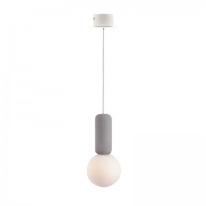 ΚΡΕΜΑΣΤΟ Φ/Σ 1ΧG9 ΓΚΡΙ ΤΣΙΜΕΝΤΟ+ΛΕΥΚΟ ΓΥΑΛΙ D100XH120CM