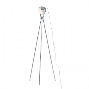 GLOW ΕΠΙΔΑΠΕΔΙΟ ΦΩΤΙΣΤΙΚΟ 1ΦΩΤΟ ΜΕΤΑΛΛΟ ΑΣΗΜΙ 56x56xΗ145cm