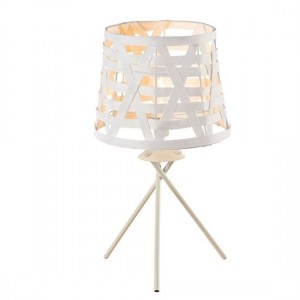 ΕΠΙΤΡΑΠΕΖΙΟ Φ/Σ 1ΧΕ14 ΜΕΤΑΛΛΙΚΟ ΛΕΥΚΟ+ΚΑΛΑΜΙ Φ17ΧΗ35CM