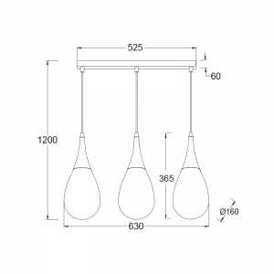 DROP ΚΡΕΜΑΣΤΟ 3ΦΩΤΟ ΦΩΤΙΣΤΙΚΟ ΡΑΓΑ ΜΕΤΑΛΛΟ ΧΑΛΚΙΝΟ 64Χ16cm