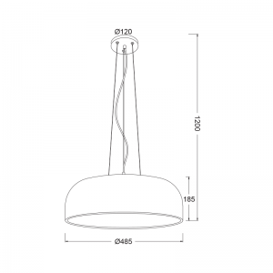 KIKA ΚΡΕΜΑΣΤΟ 3ΦΩΤΟ ΦΩΤΙΣΤΙΚΟ ΑΛΟΥΜΙΝΙΟ ΛΕΥΚΟ Φ48cm