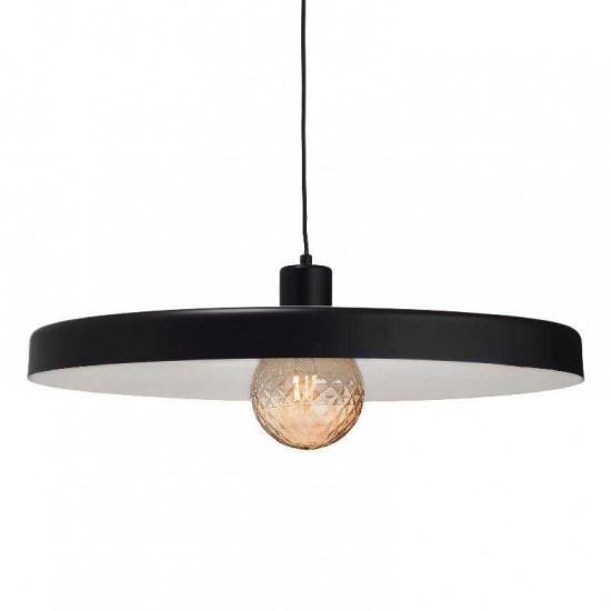 ΚΡΕΜΑΣΤΟ Φ/Σ 1ΧΕ27 ΜΕΤΑΛΛΙΚΟ ΜΑΥΡΟ Φ60ΧΗ120CM