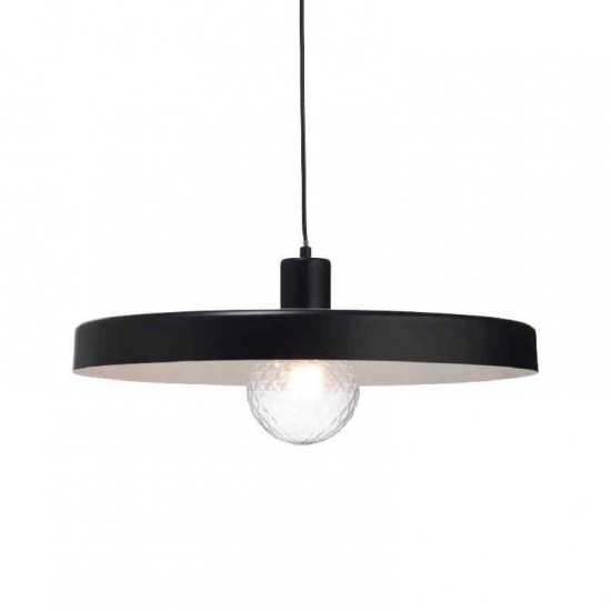 ΚΡΕΜΑΣΤΟ Φ/Σ 1ΧΕ27 ΜΕΤΑΛΛΙΚΟ ΜΑΥΡΟ Φ50ΧΗ120CM