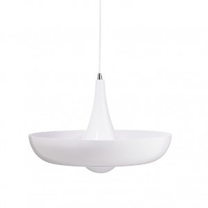 ΚΡΕΜΑΣΤΟ Φ/Σ 1ΧΕ27 ΜΕΤΑΛΛΙΚΟ ΛΕΥΚΟ Φ40ΧΗ120CM