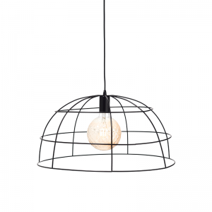 ILIADA ΚΡΕΜΑΣΤΟ ΦΩΤΙΣΤΙΚΟ 1ΦΩΤΟ ΜΕΤΑΛΛΟ ΜΑΥΡΟ D50xH120cm