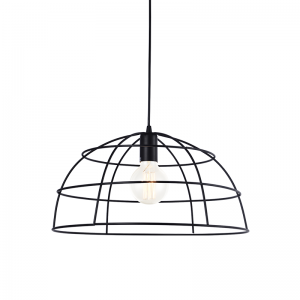 ILIADA ΚΡΕΜΑΣΤΟ ΦΩΤΙΣΤΙΚΟ 1ΦΩΤΟ ΜΕΤΑΛΛΟ ΜΑΥΡΟ D60xH120cm