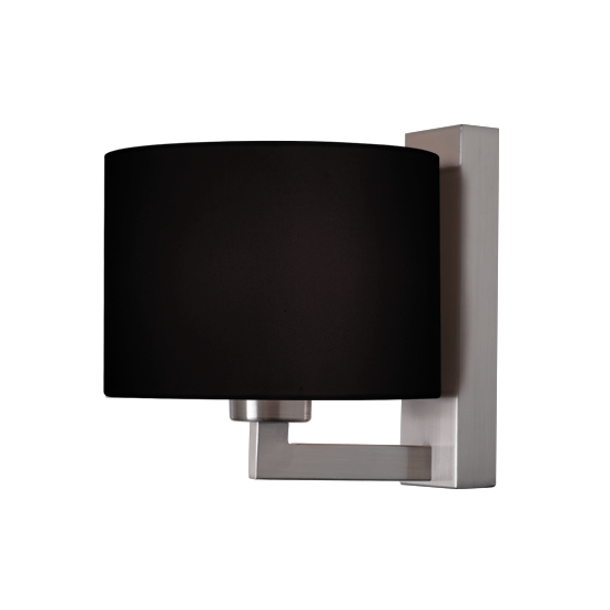 ΕΠΙΤΟΙΧΟ Φ/Σ 1ΧΕ27 ΜΕΤΑΛ ΝΙΚΕΛ+ΜΑΥΡΟ ΑΜΠΑΖΟΥΡ Φ18XΗ20CM