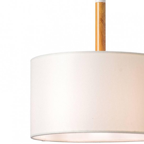 ΚΡΕΜΑΣΤΟ Φ/Σ 1ΧΕ27 ΛΕΥΚΟ ΜΕΤΑΛΛΟ ΑΠΟΧΡΩΣΗ ΞΥΛΟΥ/ΑΜΠΑΖΟΥΡ Φ25ΧΗ120CM