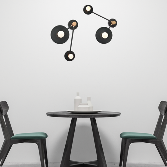 ALIKI 2ΦΩΤΗ ΑΠΛΙΚΑ ΜΑΡΜΑΡΟ ΜΑΥΡΟ 18x74x23CM