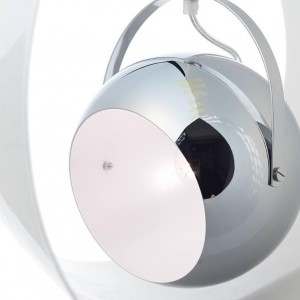 ΚΡΕΜΑΣΤΟ Φ/Σ 1ΧΕ27 ΜΕΤΑΛΛΙΚΟ ΧΡΩΜΙΟ Φ20X120CM