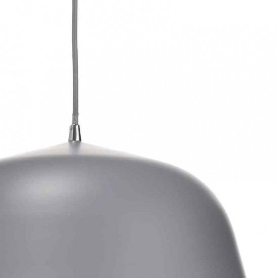 ΚΡΕΜΑΣΤΟ Φ/Σ 1ΧΕ27 ΜΕΤΑΛΛΙΚΟ ΓΚΡΙ Φ40ΧΗ120CM