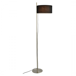 ΕΠΙΔΑΠΕΔΙΟ Φ/Σ 1ΧΕ27 ΜΕΤΑΛΛΟ ΝΙΚΕΛ+ΜΑΥΡΟ ΑΜΠΑΖΟΥΡ Φ33Χ46ΧΗ65CM