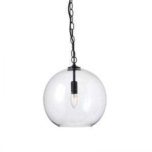 BUBBLE ΚΡΕΜΑΣΤΟ ΦΩΤΙΣΤΙΚΟ 1ΦΩΤΟ ΓΥΑΛΙ ΔΙΑΦΑΝΟ Φ30xΗ110cm