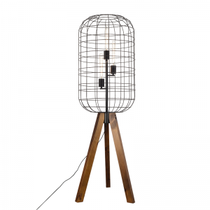 ILIADA ΕΠΙΔΑΠΕΔΙΟ ΦΩΤΙΣΤΙΚΟ 3ΦΩΤΟ ΜΕΤΑΛΛΟ ΜΑΥΡΟ D50xH140CM