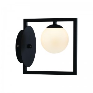 MILE ΜΟΝΟΦΩΤΗ ΑΠΛΙΚΑ ΜΕΤΑΛΛΟ ΜΑΥΡΟ 22x15x20CM