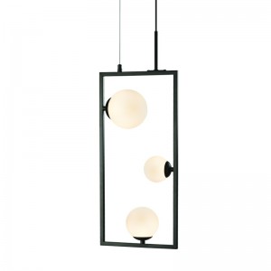 MILE 1 ΚΡΕΜΑΣΤΟ 3ΦΩΤΟ ΦΩΤΙΣΤΙΚΟ ΜΕΤΑΛΛΟ ΜΑΥΡΟ 25x12x120CM