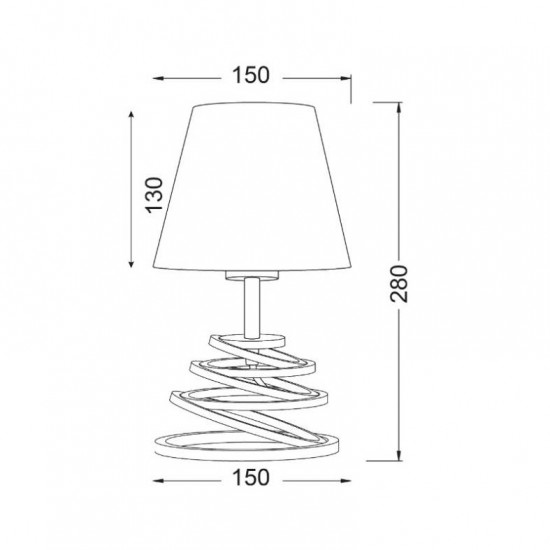 ΠΟΡΤΑΤΙΦ ΛΕΥΚΟ ΜΕΤΑΛΛΙΚΟ 1XE27
