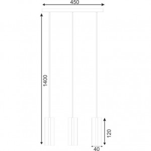 ΚΡΕΜΑΣΤΟ-ΡΑΓΑ 3X20W G4 12V ΧΡΩΜΙΟ